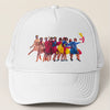 Baseball Net Back Cap Mesh Multiple Colors with Braniff Logos