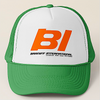 Baseball Net Back Cap Mesh Multiple Colors with Braniff Logos