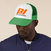 Baseball Net Back Cap Mesh Multiple Colors with Braniff Logos