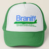Baseball Net Back Cap Mesh Multiple Colors with Braniff Logos