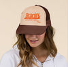 Baseball Net Back Cap Mesh Multiple Colors with Braniff Logos