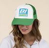 Baseball Net Back Cap Mesh Multiple Colors with Braniff Logos