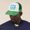 Baseball Net Back Cap Mesh Multiple Colors with Braniff Logos