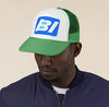 Baseball Net Back Cap Mesh Multiple Colors with Braniff Logos