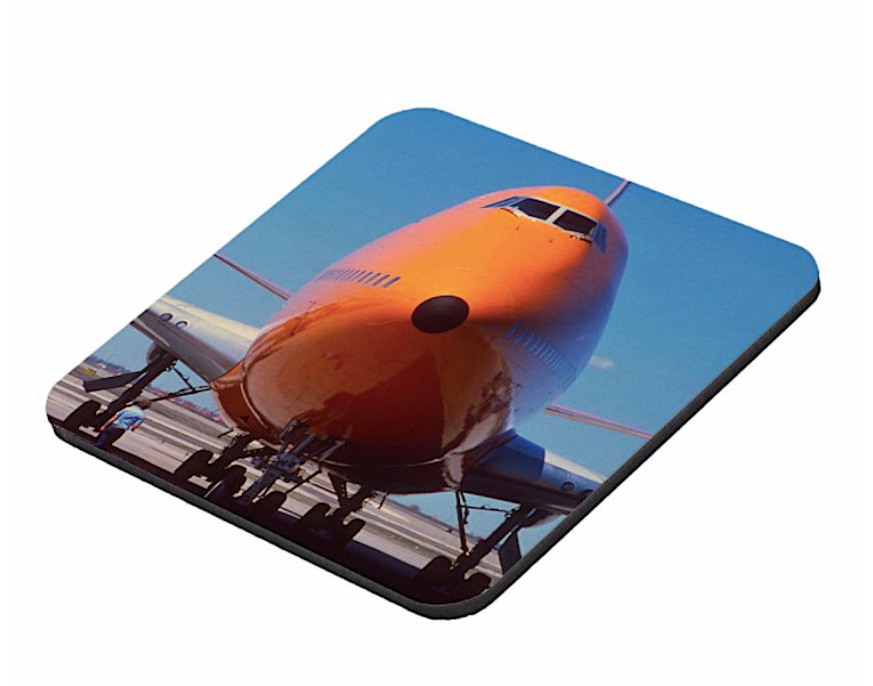 Drink Coaster Braniff Boeing 747 Big Orange Set of 6