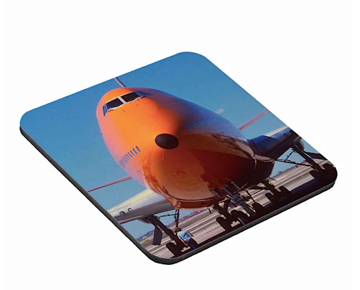 Drink Coaster Braniff Boeing 747 Big Orange Set of 6
