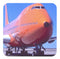 Drink Coaster Braniff Boeing 747 Big Orange Set of 6