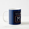 Coffee Mug 11 oz Braniff Concorde Mach 2 Meter in Dark Blue
