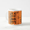 Coffee Mug 11 oz Braniff Luggage Tag Domestic and Mexico Cities