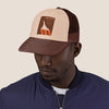 Baseball Net Back Cap Mesh Multiple Colors with Braniff Logos