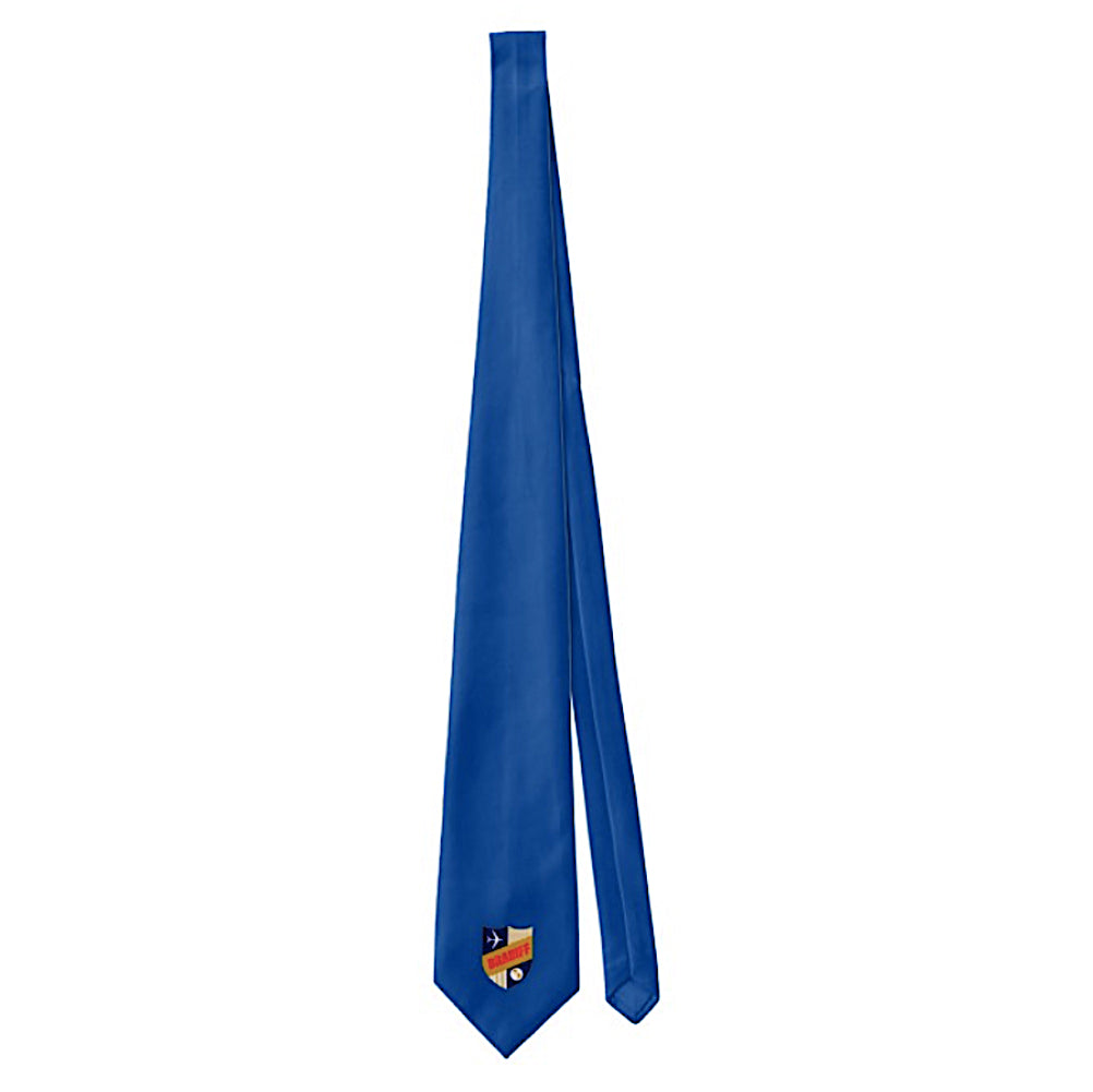 Necktie Men's Braniff El Dorado Super Jet Logo Dark Blue