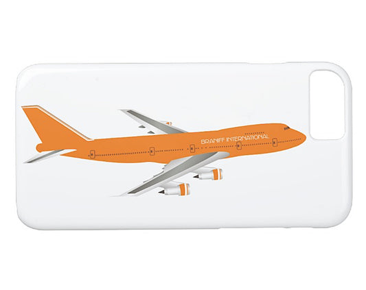 Phone Case iPhone and Galaxy Barely There Braniff 747-227 Ultra Orange