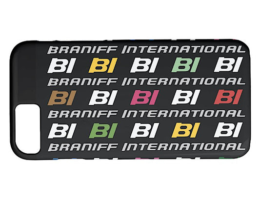 Phone Case iPhone and Galaxy Barely There Braniff Alexander Girard Design BI Logo Multi Color