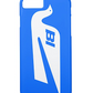Phone Case iPhone and Galaxy Barely There Braniff Alexander Girard Design Bluebird White Blue