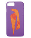 Phone Case iPhone and Galaxy Barely There Braniff Alexander Girard Design Hawaii Bluebird Orange Purple
