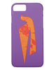 Phone Case iPhone and Galaxy Barely There Braniff Alexander Girard Design Hawaii Bluebird Orange Purple