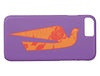 Phone Case iPhone and Galaxy Barely There Braniff Alexander Girard Design Hawaii Bluebird Orange Purple
