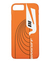 Phone Case iPhone and Galaxy Barely There Braniff Alexander Girard Design Jetset Bluebird White Orange Black