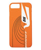 Phone Case iPhone and Galaxy Barely There Braniff Alexander Girard Design Jetset Bluebird White Orange Black