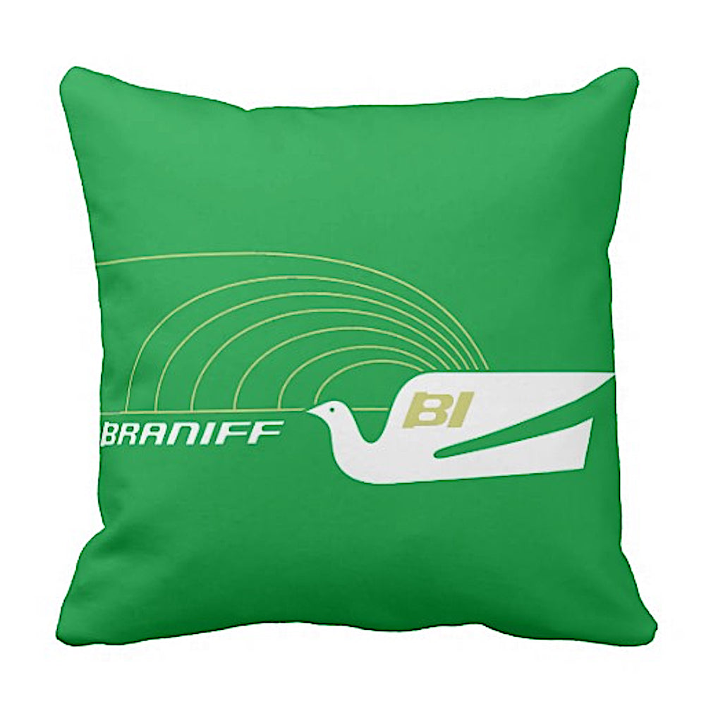 Pillow Braniff Alexander Girard Design Jetset Bluebird Multiple Colors