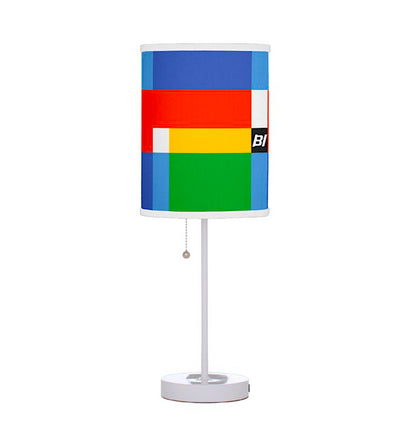 Round Table Lamp with Shade Multiple Logos