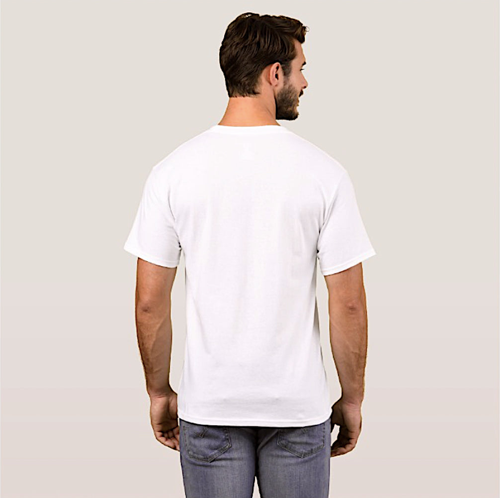 T-Shirt Braniff Mid-Continent Airlines Cross Bow Logo White Short Sleeve