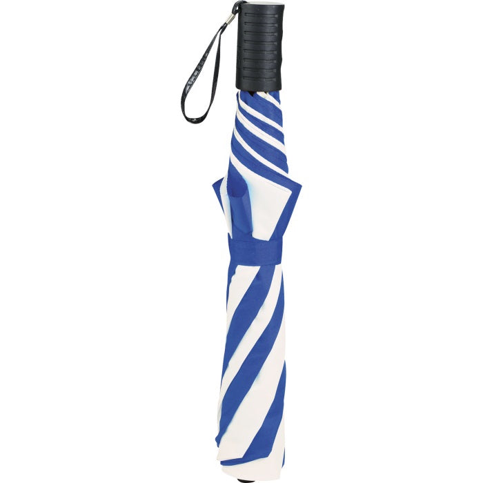 Umbrella 42" Multi Color Auto Braniff Bluebird BI Logo Blue White