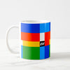Coffee Mug 11 oz Braniff Alexander Girard Multi Design