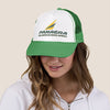 Baseball Net Back Cap Mesh Multiple Colors with Braniff Logos