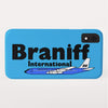 Phone Case iPhone and Galaxy Barely There Braniff Blue Boeing 707 in Light Blue