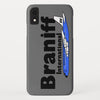 Phone Case iPhone and Galaxy Barely There Braniff Blue Boeing 707 in Dark Gray