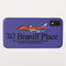 Phone Case iPhone and Galaxy Barely There Braniff 747 Exclusive Address Purple