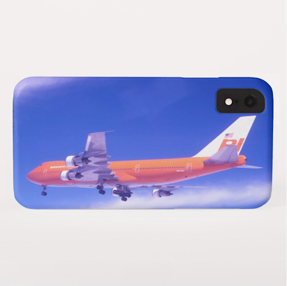 Phone Case iPhone and Galaxy Barely There Braniff Boeing 747-127 N601BN Landing