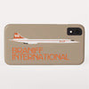 Phone Case iPhone and Galaxy Barely There Braniff Concorde SST Orange Beige