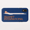 Phone Case iPhone and Galaxy Barely There Braniff Concorde SST Orange Dark Blue