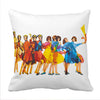 BI Logo Throw Pillow - Braniff Pucci Design Pillows - Gemini IV Air Strip I Pillows - BI Pillow Air Strip - Braniff Boutique