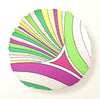 Round Pillow - Pink Pillow - Braniff Pucci Design Pillows - Braniff Boutique
