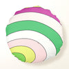 Round Pillow - Pink Pillow - Braniff Pucci Design Pillows - Braniff Boutique