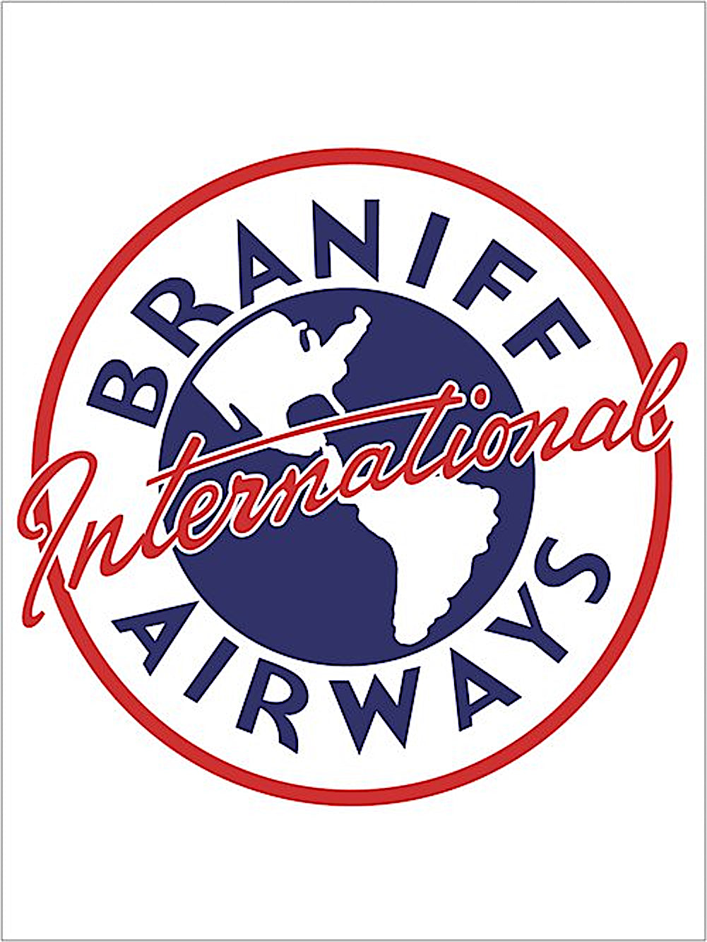 Poster or Banner Braniff International Airways 1948 Logo – Braniff