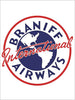 Poster or Banner Braniff International Airways 1948 Logo