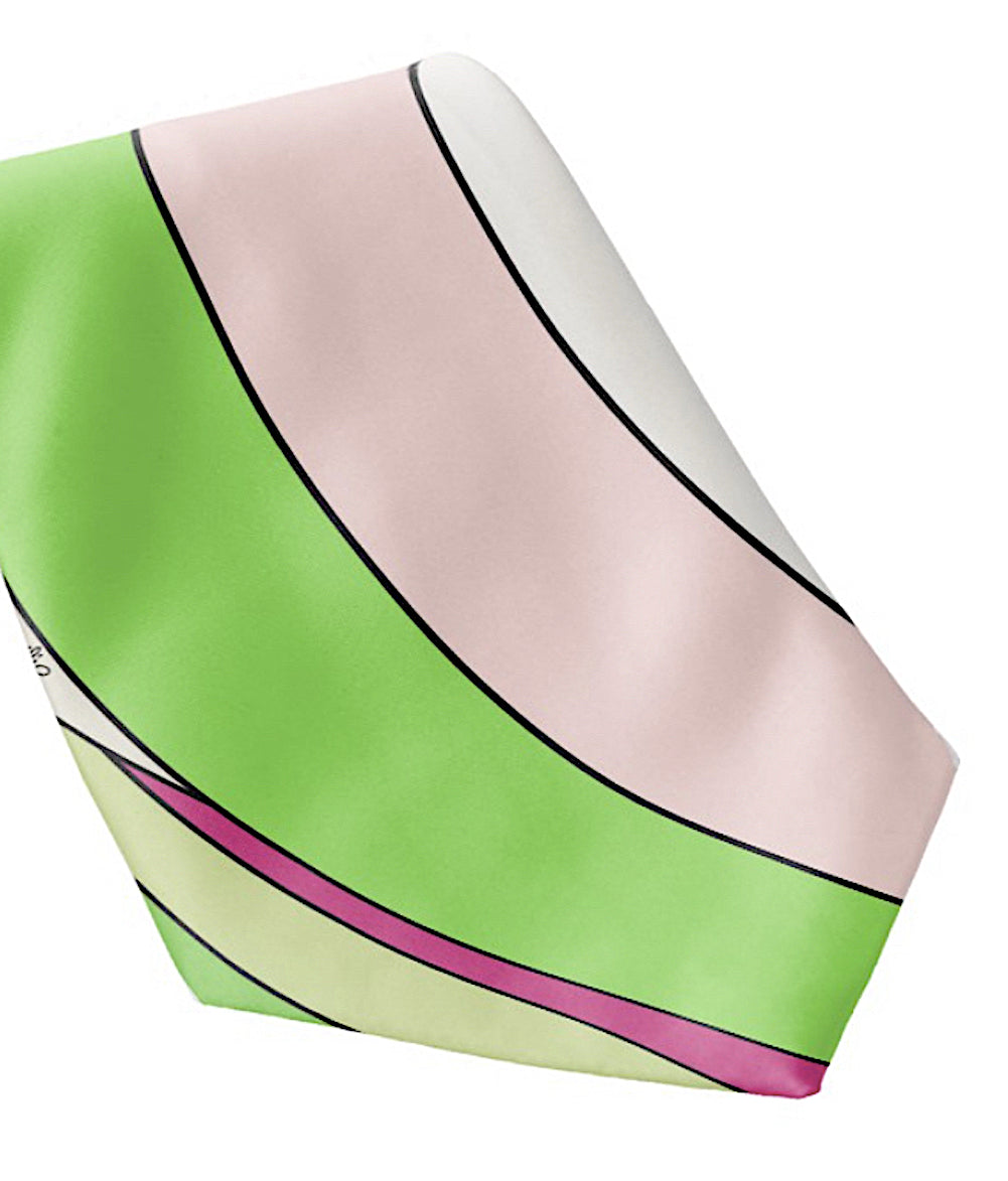 Braniff Men's Swirl Necktie - BI Pucci 1971 Pant Dress Collection Necktie Roll - Place Pant Dress - Braniff Boutique