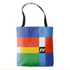 Braniff Tote Bag Alexander Girard Design - Braniff Logo All Over Print - Braniff Boutique