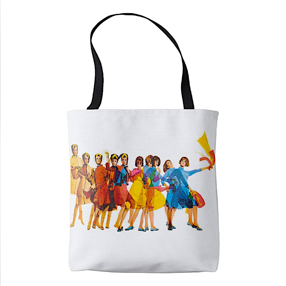 Braniff Tote Bag Pucci Design Air Strip - Braniff Logo All Over Print - Braniff Boutique