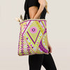 Braniff Tote Bag Yellow Plum - Braniff Logo All Over Print - Braniff Boutique