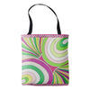 Braniff Tote Bag Pink - Braniff Logo All Over Print - Braniff Boutique