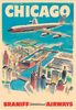 Chicago, Braniff International Airways, 1960s [Aerial View] - Museum Grade Limited Edition