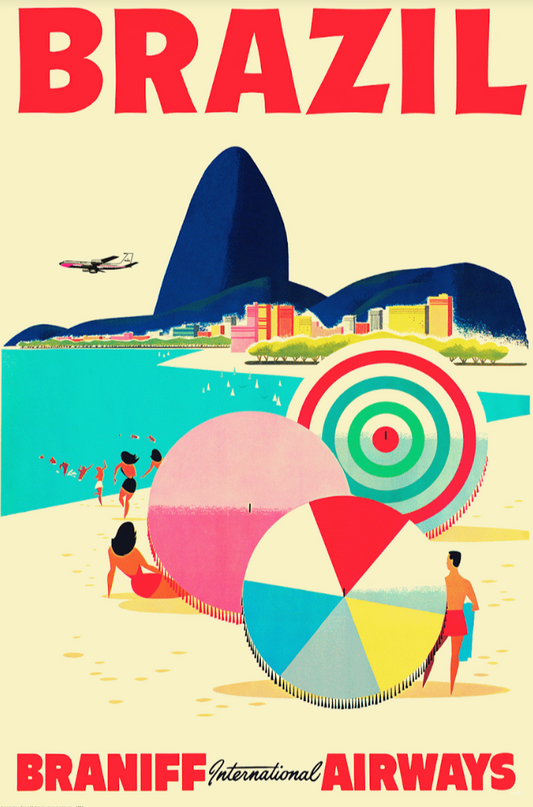 Brazil, Braniff International Airways, 1950s [Corcovado] - Museum Grade Limited Edition