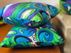 Throw Pillows - Braniff Pucci Design Turquoise Green Pillows - Braniff Boutique