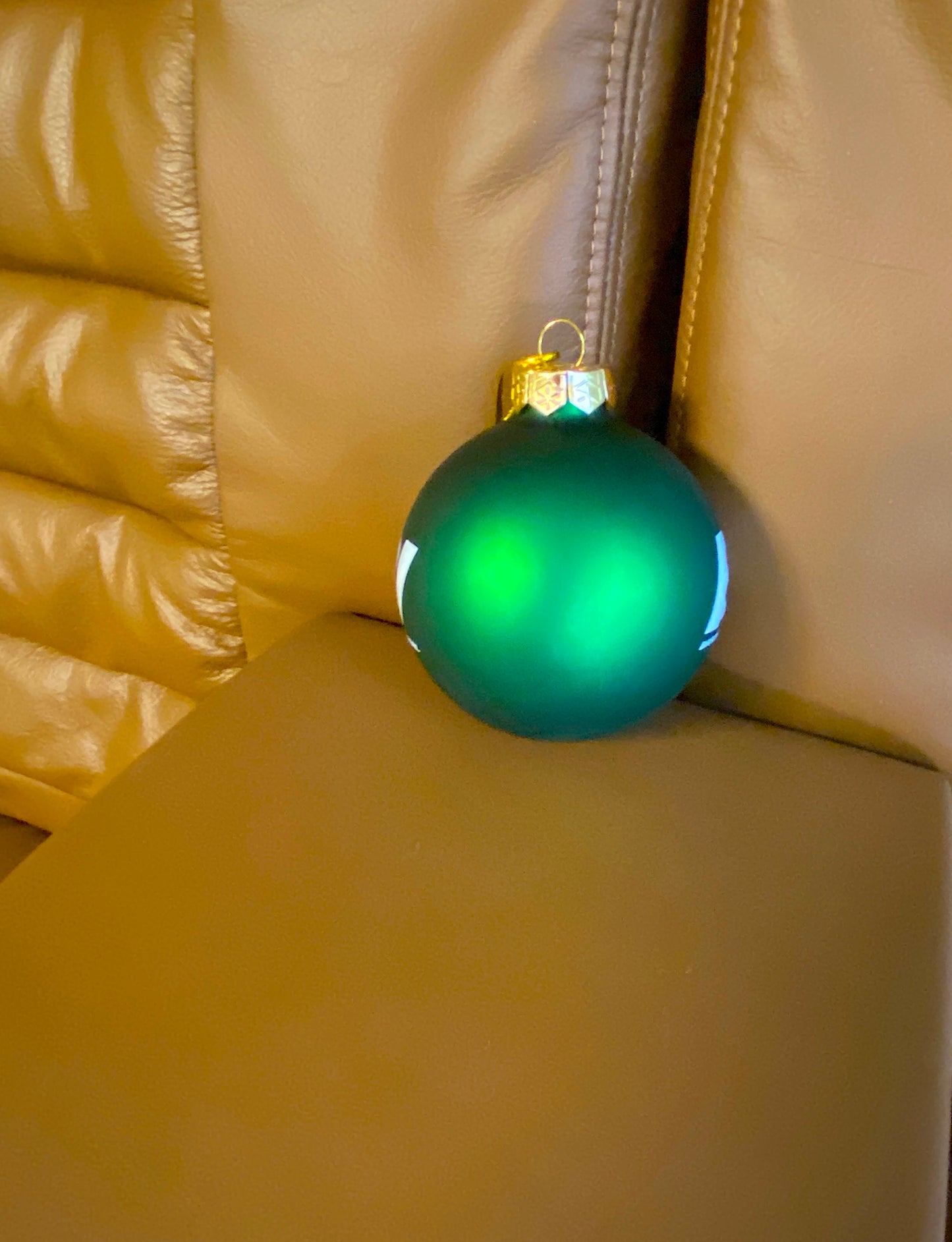 Christmas Ornament GLASS Single 1978 Bluebird Logo Multi Colors