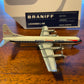 BRAND NEW!! Airplane Model Braniff Lockheed L-188 Electra Prop Jet 1/400 Scale
